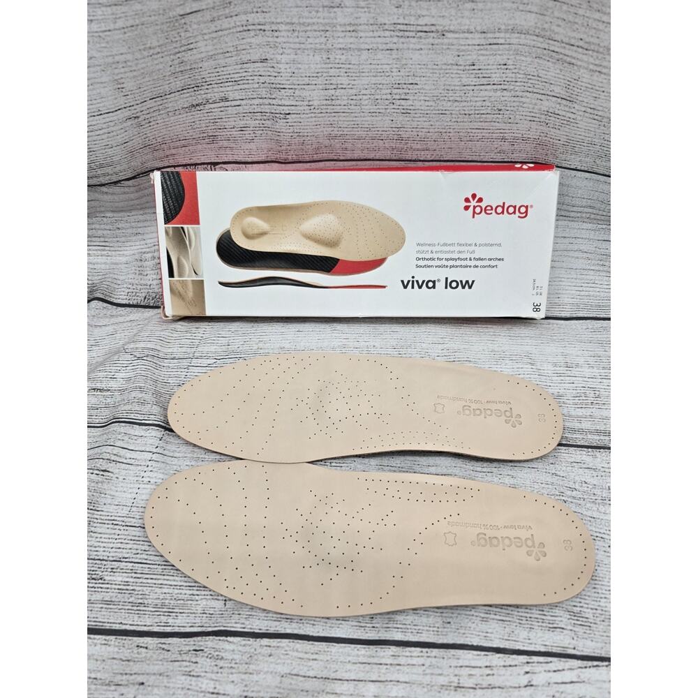 Pedag Viva Low insole EU 38 or US 8. Orthotic For Splayfoot & Fallen Arches